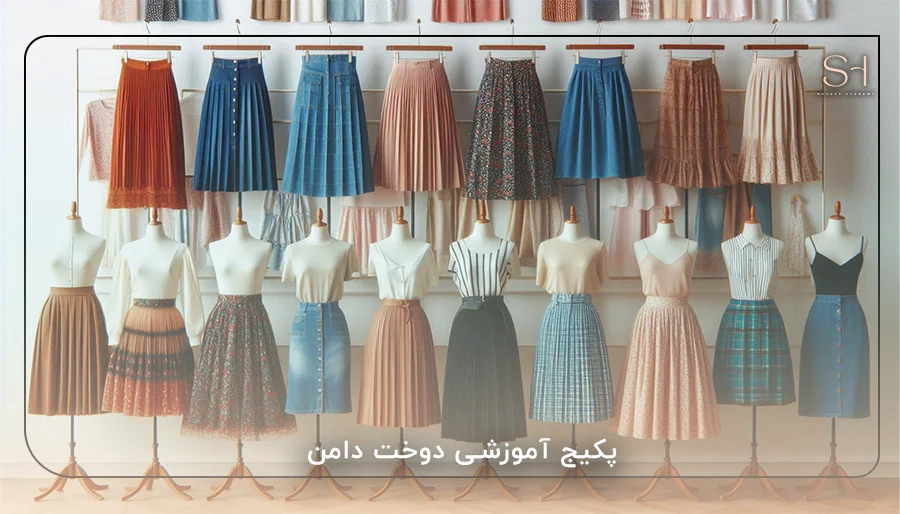 پکیج آموزشی دوخت دامن